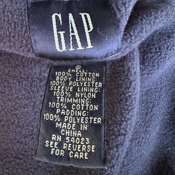 Vintage Gap Boys Barn Chore Jacket 100% Cotton Army Green S/10 - Picture 5 of 8